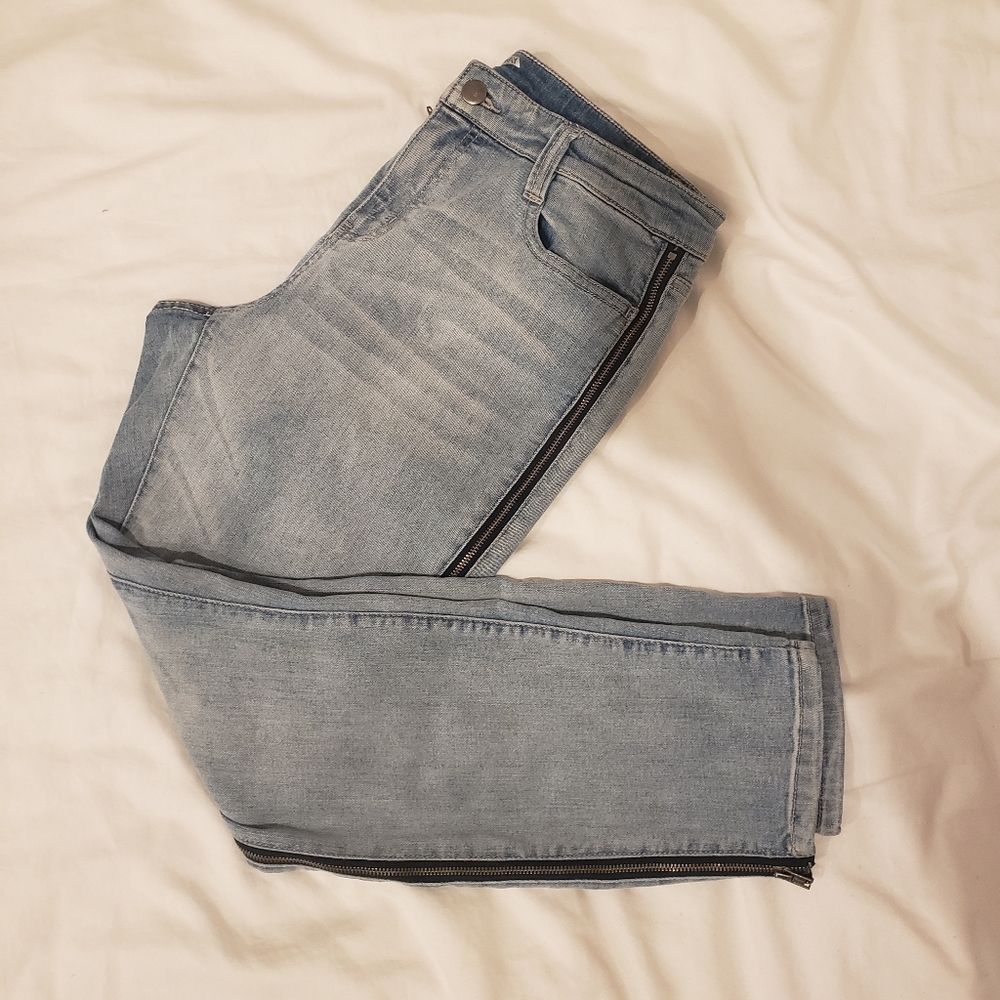 PROJECT RUNWAY Blue Skinny Jeans Size Junior 10 - Picture 1 of 10